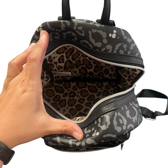 Disney Black Animal Print Mickey Mini Backpack main image 4
